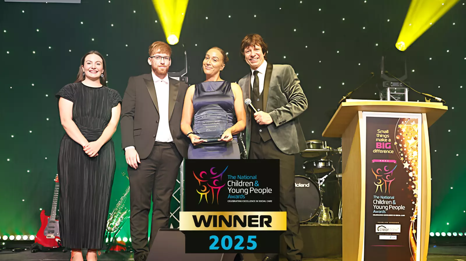 The Brookland Team Wins National Award at the Children and Young People Awards 2025